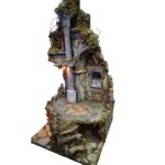 Rudere Presepe in Sughero e Polistirolo per Natività cm 53x52x100 - immagine 2