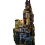 Presepe Napoletano del '700 in Sughero cm 53x52x100 - immagine 3