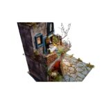 Presepe napoletano del '700 in Sughero con pastori in movimento cm 50x40x53 - immagine 3
