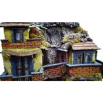 Presepe Napoletano del '700 in Sughero con luci cm 50x40x55 - immagine 2
