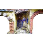 Presepe Napoletano del '700 in Sughero con luci cm 50x40x55 - immagine 5