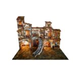 Borgo presepe napoletano stile Settecento