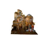 Presepe in sughero stile '700 napoletano