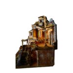 Presepe in sughero stile '700 napoletano - immagine 3