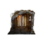 Grotta illuminata per presepe