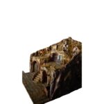 Presepe Napoletano con forno, mulino e cascata - immagine 3