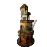 Presepe Settecento napoletano base tonda - immagine 3
