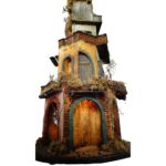 Presepe Settecento napoletano base tonda - immagine 5