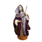 San Giuseppe in Terracotta vestito 22 cm - immagine 2
