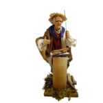 Taglialegna 22 cm in terracotta vestito