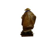 Taglialegna 22 cm in terracotta vestito - immagine 3