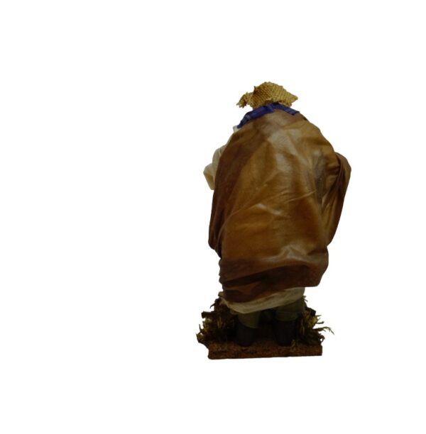 Taglialegna 22 cm in terracotta vestito - immagine 3
