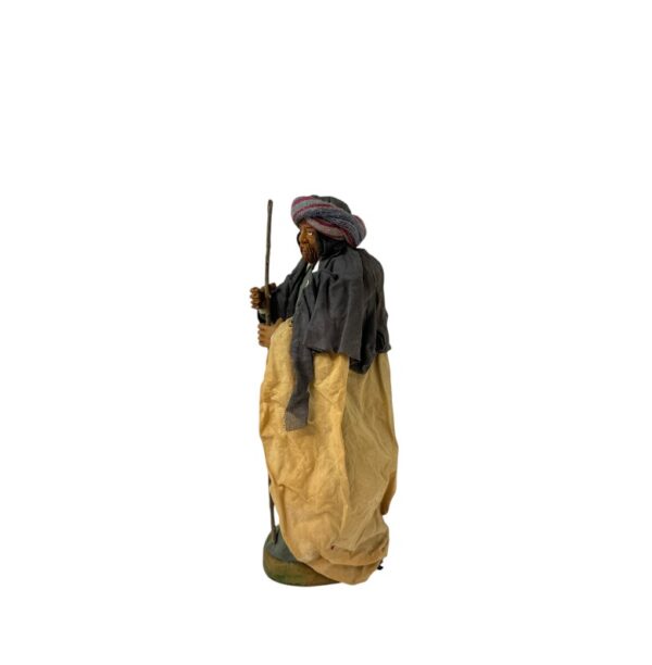 Pastore San Giuseppe in Terracotta vestito 22 cm - immagine 3
