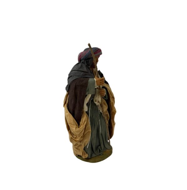 Pastore San Giuseppe in Terracotta vestito 22 cm - immagine 4