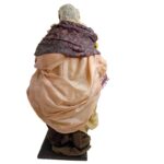 Donna con bimbo in braccio in terracotta vestita 40 cm - immagine 3