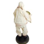 Pulcinella cm 38 con occhi di vetro e tamburello - immagine 5