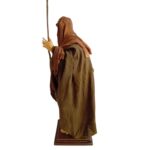 San Giuseppe in terracotta vestito altezza 40 cm - immagine 2