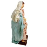 Madonna in terracotta vestita altezza 40 cm - immagine 4