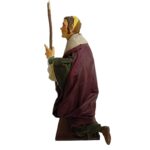 Mendicante in terracotta vestito altezza 40 cm - immagine 4