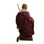 Mendicante in terracotta vestito altezza 40 cm - immagine 5