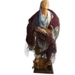 Pescatore in terracotta vestito altezza 40 cm - immagine 6