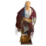 Pescatore in terracotta vestito altezza 40 cm