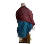 Pescatore in terracotta vestito altezza 40 cm - immagine 3