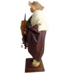 Zampognaro in terracotta vestito altezza 40 cm - immagine 2