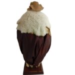 Zampognaro in terracotta vestito altezza 40 cm - immagine 3