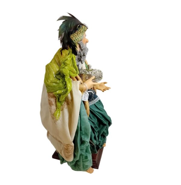 Re Magio in creta vestito da 40 cm - immagine 2