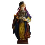 Re Magio in creta vestito 40 cm 31001 - immagine 5