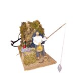 Pescatore seduto serie 10 cm in movimento N30/MV024 - immagine 2