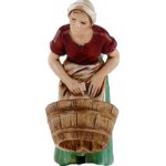 Pastore lavandaia per presepe 10 cm Landi Moranduzzo