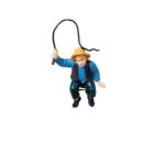 Pastore Uomo con Frusta Euromarchi Cm 10 - Carro Cicci Bacco Presepe - immagine 5