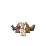 Natività 6 PZ Landi Moranduzzo CM 10 - Sacra Famiglia Pastori Presepe