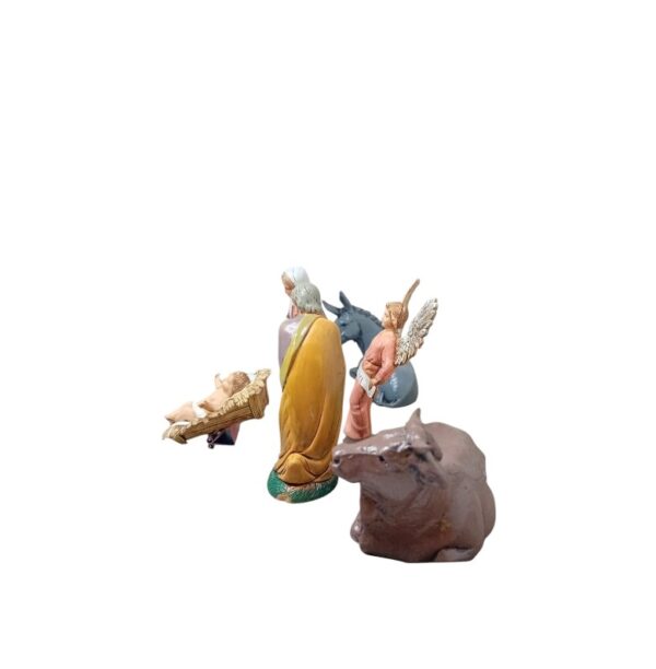 Natività 6 PZ Landi Moranduzzo CM 10 - Sacra Famiglia Pastori Presepe - immagine 3