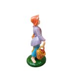 Pastore con cesti di verdura Euromarchi 10 cm - immagine 3