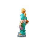 Pastore donna con uva 10 cm Euromarchi - immagine 2