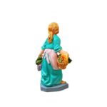 Pastore donna con uva 10 cm Euromarchi - immagine 3