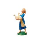 Pastore donna con oche 10 cm Euromarchi