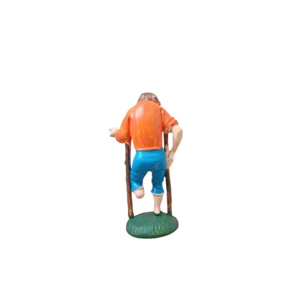 Pastore uomo mendicante storpio 10 cm Euromarchi - immagine 3