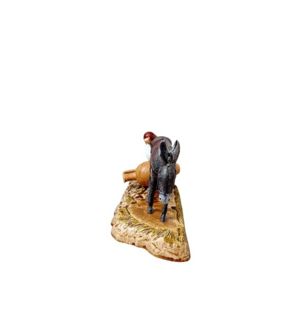 Vecchio che riposa con asino serie 10 cm Landi Moranduzzo - immagine 4