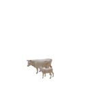 Mucca e vitello Landi Moranduzzo 8 cm - immagine 2