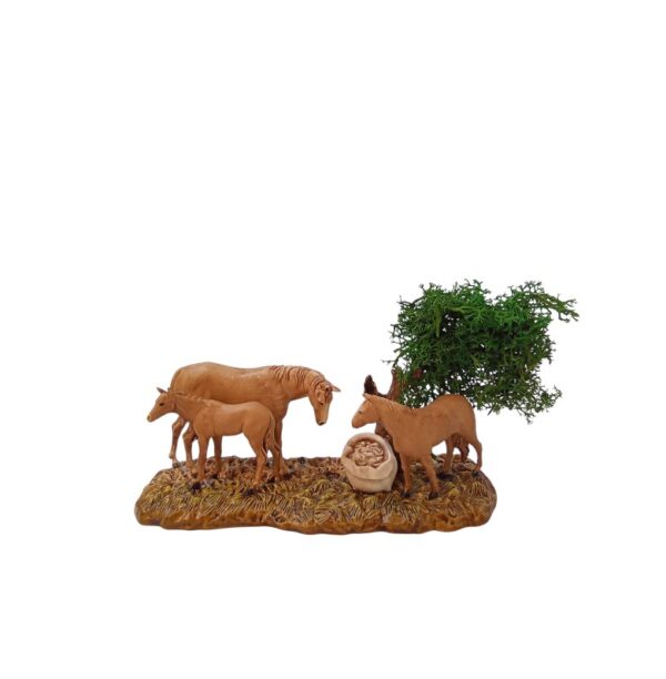 Gruppo cavalli serie 8 cm Landi Moranduzzo