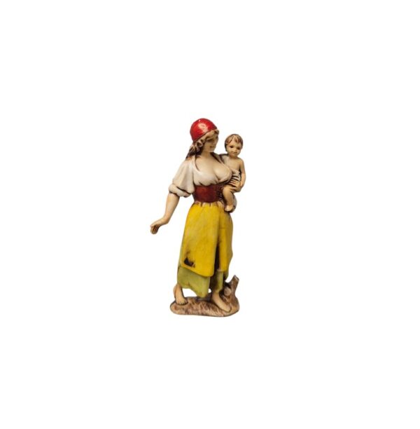 Zingara con Bambino in Braccio Landi Moranduzzo 8 cm