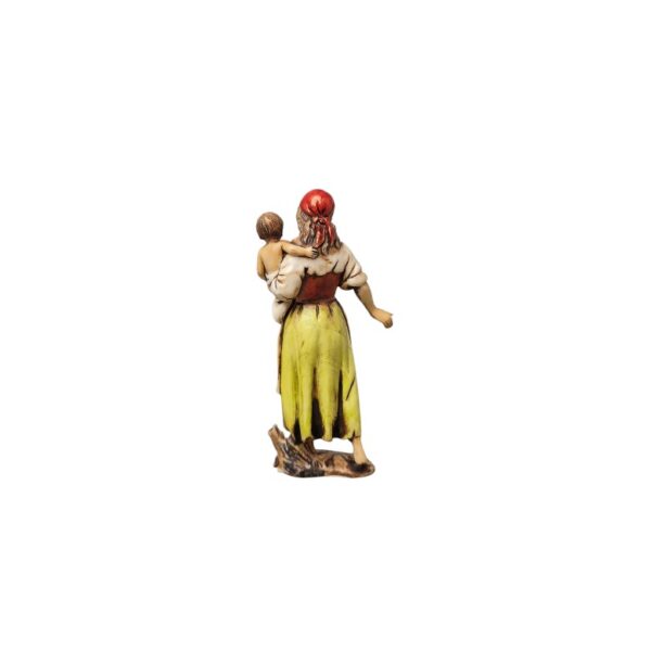 Zingara con Bambino in Braccio Landi Moranduzzo 8 cm - immagine 3