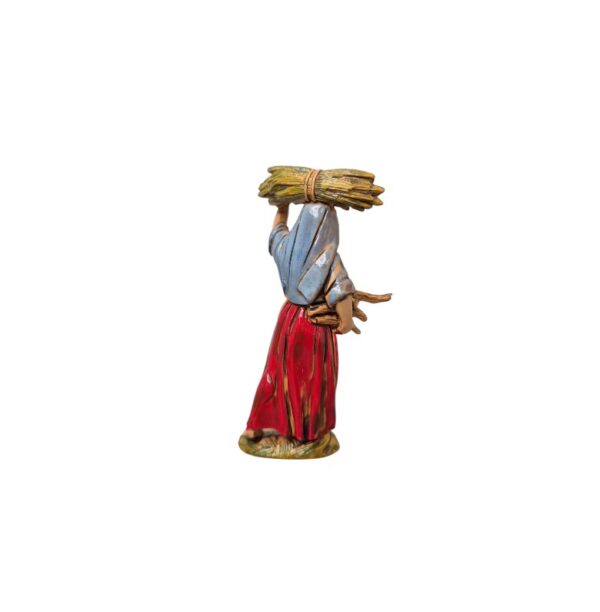 Contadina con legna Landi Moranduzzo 8 cm - immagine 3