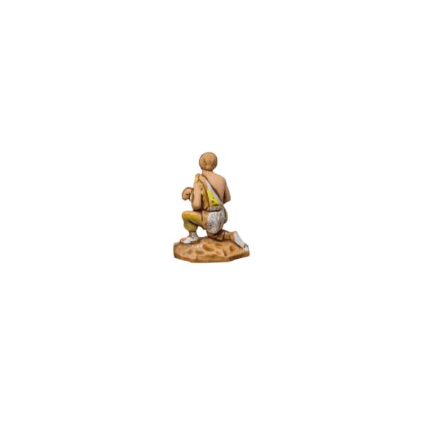Pastore statuina Pastorello con agnello 3,5cm - immagine 4