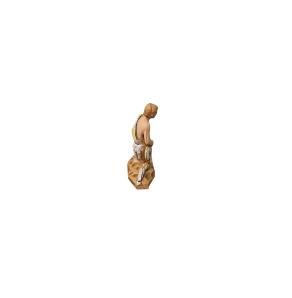 Pastore statuina Pastorello con agnello 3,5cm - immagine 3