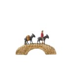 Gruppo ponte con pescatore Landi Moranduzzo 6 cm - immagine 2